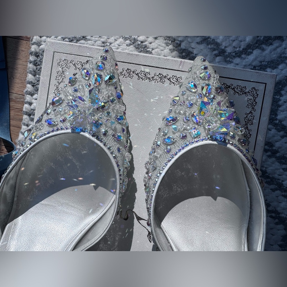 Rene Caovilla Cleo Chandelier Crystal Pumps - Picture 6 of 17